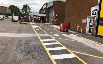 Falcon Way – Car Park Markings in Exeter