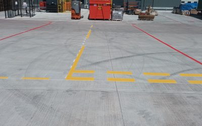 Distribution yard markings Exeter