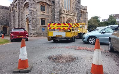 Supporting Our Community: Free Pothole Repairs at Holy Trinity Church, Exmouth